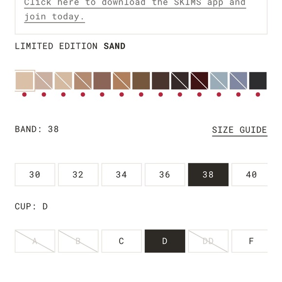 Skims Weightless scoop bra - Picture 2 of 2